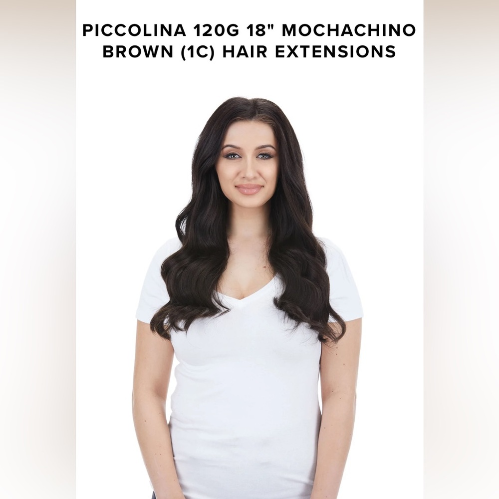 Bellamy Hair Extensions 120g 18 inch Clip Ins